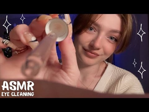 ASMR Eye Cleaning 👁️ The Best Visual Trigger 😍