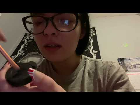Doing your makeup ASMR