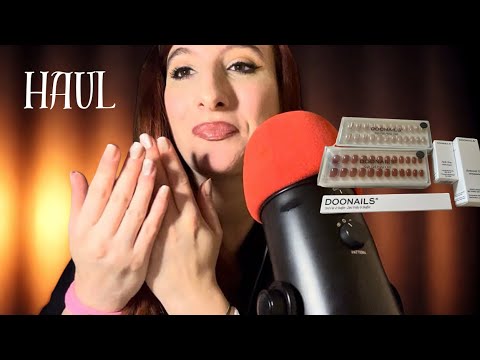 ASMR ita * HAUL ACQUISTI ONLINE 😍😍 * #doonails *OnlyRED ASMR