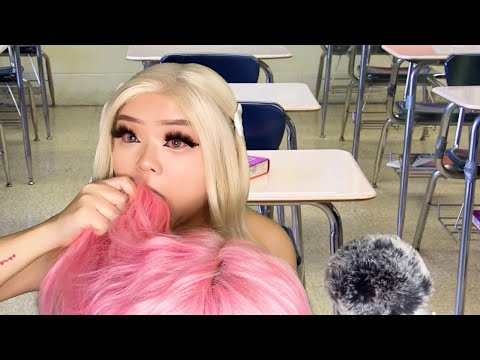 ASMR zooted student in class eats your hair