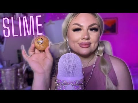 ASMR SLIME TIME TINGLY TRIGGERS TO HELP YOU SLEEP!