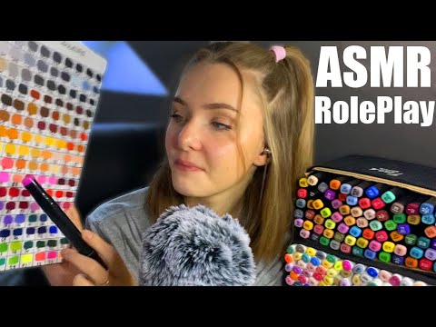 [ASMR FR] RolePlay Vendeuse de Feutres TRÈS Persuasive