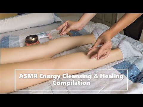 ASMR Reiki Hand Movements & Whooshing Sounds | Pulling Negative Energy Thread | Massage ASMR
