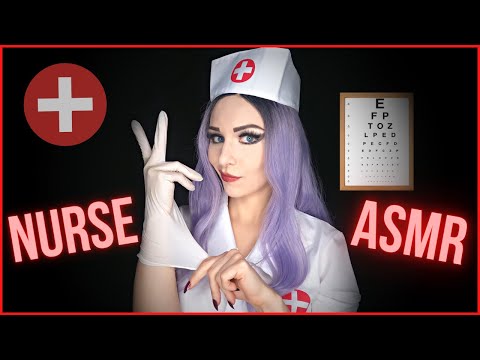 ASMR NURSE | MEDICAL ROLEPLAY CRANIAL NERVE EXAM | COMPLETE CHECK UP (Soft spoken)