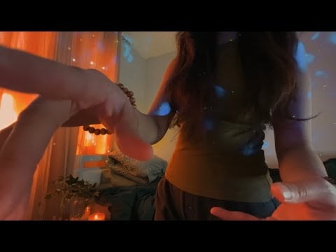 ASMR Fast and Aggressive Reiki Massage Upper Body Reset (hands & gloves sounds, personal attention)