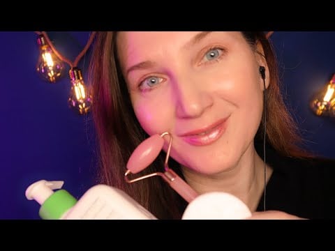 The Most Relaxing Night Skincare Routine ASMR Ever 🌸 #asmr #roleplay