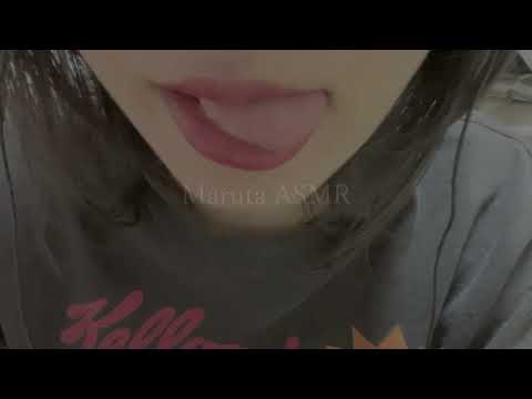 画面舐め／screen licking【asmr】