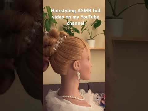 #asmr #hairstyle #asmrsounds #hairstyles #foryou #hair #asmrvideo #relax