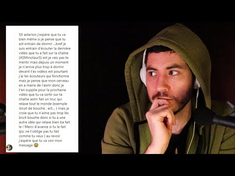 ASMR mes vidéos ne l'endorment plus