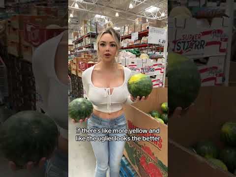 Tips to choose a good watermelon 🍉 #costco