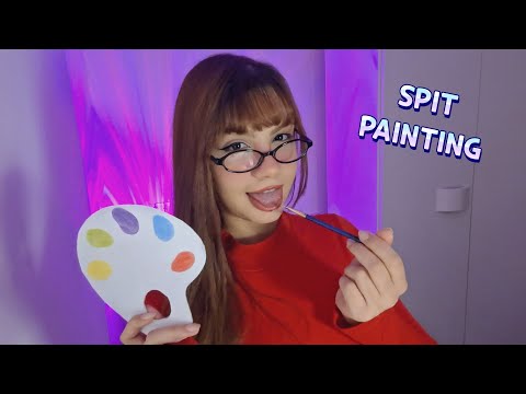 ASMR - FAZENDO UMA PINTURA EM VOCÊ 🖌️🎨