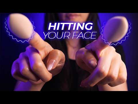 ASMR Hitting Your Face But Gently (No Talking)