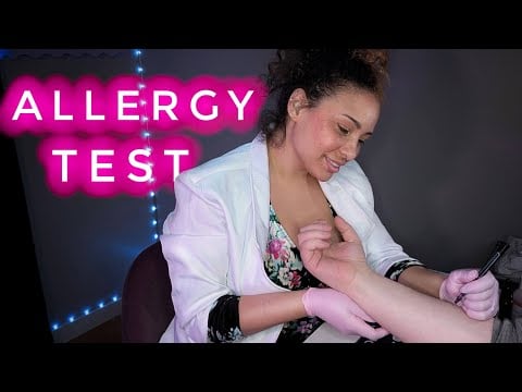 Testing Your Allergies 🩺 ASMR Roleplay on a Real Person (South African Accent)