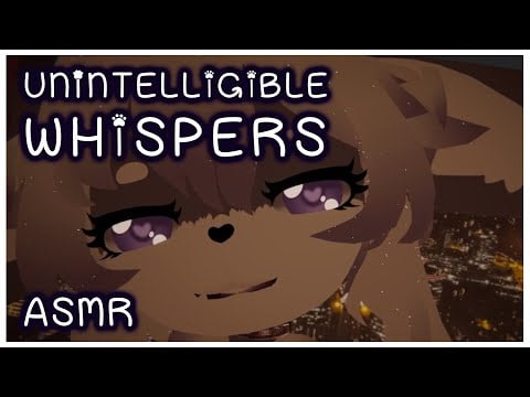 Up Close and Personal Unintelligible Whispers and Petting VR ASMR [Personal Attention][Mouth Sounds]