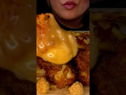 KFC DRENCHED IN GRAVY #asmr #kfc #chicken