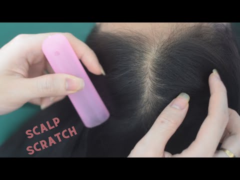 ASMR Scratching ( Head, Scalp, Hair... ) Aggressive Scratch Sounds For Headache Relief