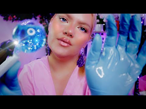ASMR Treating your Headache 🧠Otoscope Ear Inspection, Oil Massage,  Personal Attention