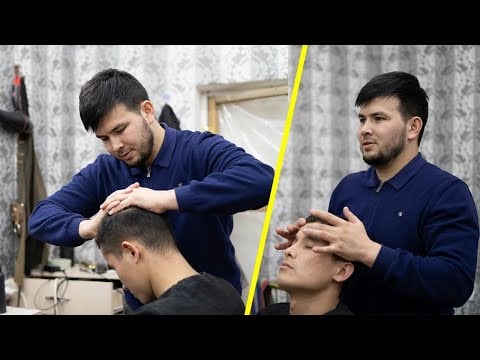 Relaxing ASMR Massage (Tapping Massage, Head, Back Massage)