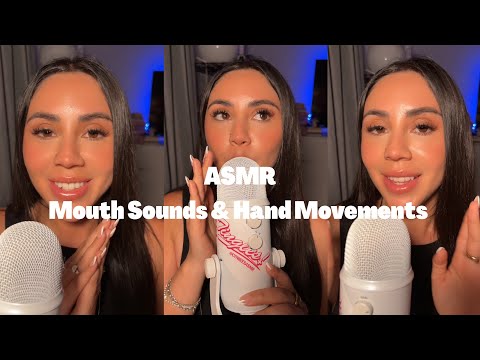 9 Minutes of Mouth Sounds & Hand Movements ASMR 👄👐🏼✨#asmrmouthsounds #as