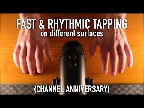ASMR Fast & Rhythmic Tapping On Different Surfaces (No Talking)
