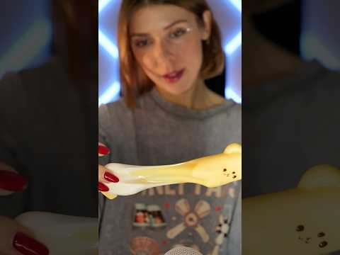 I broke the sticky squishy! 🥹🐣 #asmr