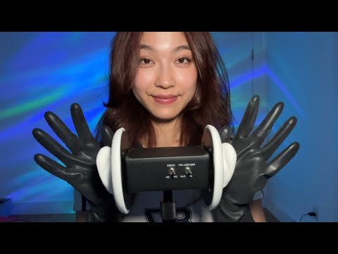 ASMR INTENSE Glove Sounds for EXTREME TINGLES ✨ Latex Rubber + Scrubbing Your Ears