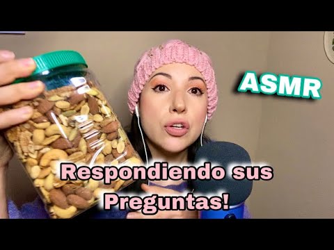 ASMR Respondiendo sus Preguntas y Comiendo Frutos Secos | ASMR Q&A and Eating Nuts