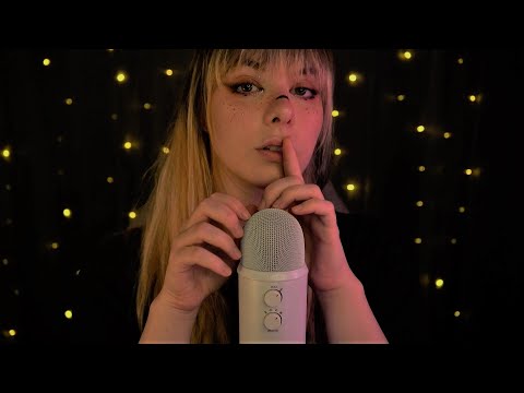 ASMR | breathy "shh, it's okay" & gentle mic scratching - blue yeti