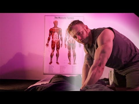 ASMR Strong Massage for Tight Hips | Whispers, Personal Attention