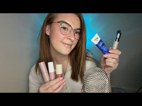 ASMR Makeup Trigger Assortment 💄 | Whispered Ramble & Makeup Sounds