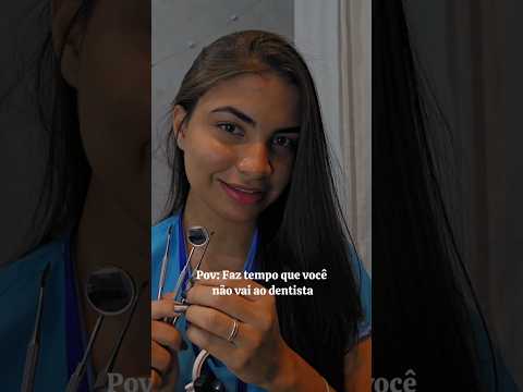 FAZ TEMPO QUE VOCÊ NÃO VAI AO DENTISTA NÉ? | ASMR #asmr #asmrvideo #viral #asmrroleplay #dentista