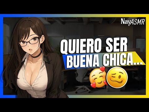 ASMR TU SECRETARIA CAR1Ñ0SA te COQUETEA - Roleplay - NayASMR - ASMR ESPAÑOL