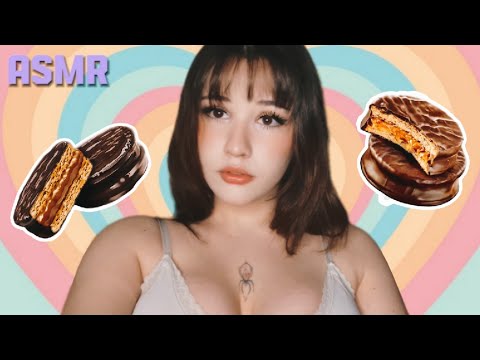 COMIENDO un ALFAJOR en ASMR 🍫✨