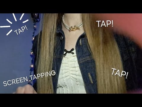 ASMR | SCREEN TAPPING 2 | 10 minutes of fast tapping, whispering.