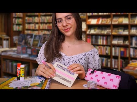 ASMR Einschlafen im Schreibwarenladen 😴