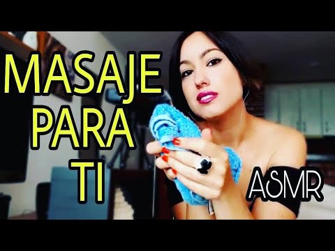 ASMR MASAJE y LIMPIEZA facial- Atención personal