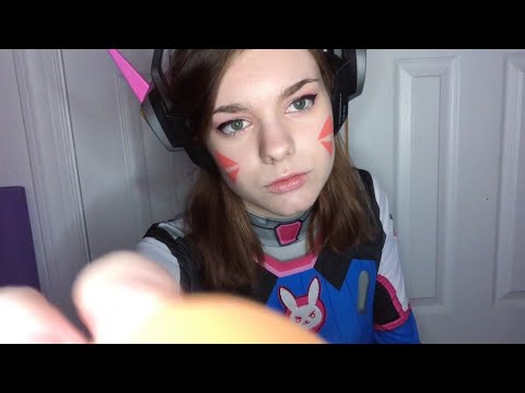 ASMR Roleplay | D.Va Does Your Cosplay Makeup 💄 | Overwatch