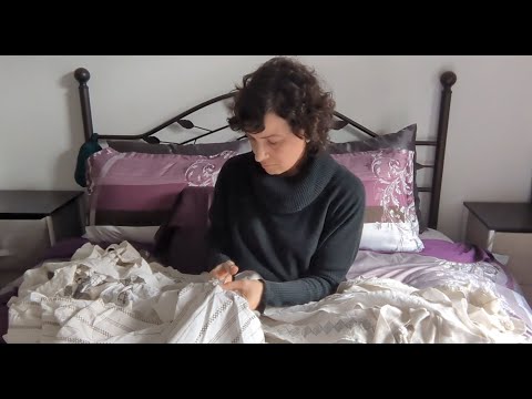 ASMR | Ripping a Cotton & Fuzzy Duvet Cover | Ripping Fabric | Tingles | Beautiful Sounds | Enjoy!