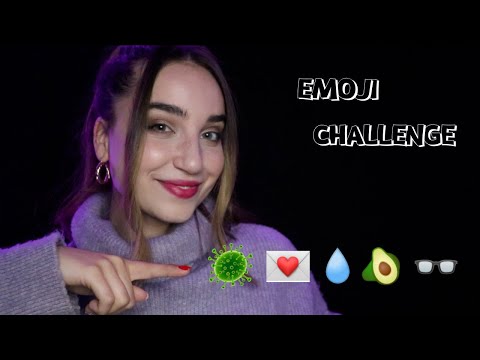 ASMR : EMOJI CHALLENGE 🦠💌💧🥑👓