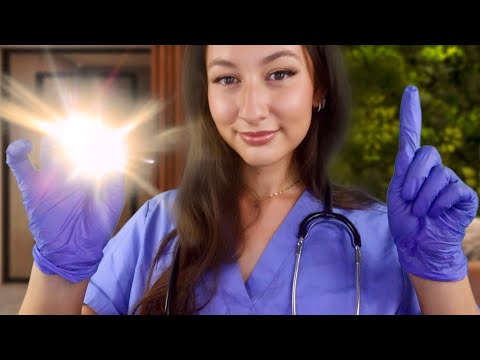 ASMR Realistic Medical Exam & Doctor Roleplay | Eye Exam, Ear Exam, Soft Spoken