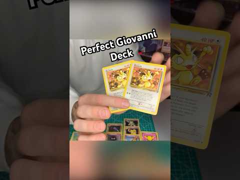 Building the Perfect Giovanni Deck [ASMR] #asmr #pokemonasmr #pokemontcg #pokemondeckbuilding