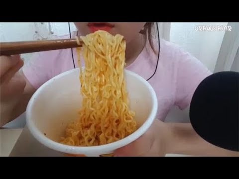 치즈볶이 ASMR Cheese Ramen 이팅사운드 노토킹 면 먹방 Eating Sounds No talking Noodles Mukbang