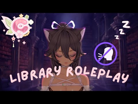 [ASMR] No Talking Library Roleplay 😴 With DaChickTries!