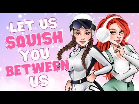 Squished Between The Two Cutest Girls On the Mountain | ASMR RP | Collab w/ @GirlinDungarees| F4A ♡