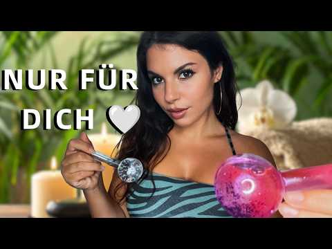 ASMR Beruhigende Gesichtsbehandlung 💆‍♀️✨ (Einschlaf-Flüstern & Spa Skincare)