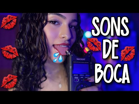 ASMR - SONS DE BOCA PARA DERRETER SEU CÉREBRO NO TASCAM DR-40x 🧠💦