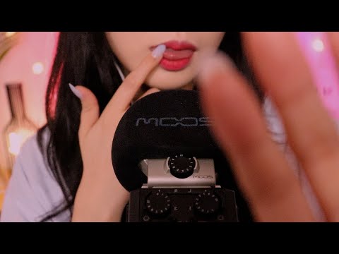 ASMR 스핏 페인팅만 30분 !👅 /  침으로 눈코입 그려줄게요💄/ 시각적 팅글, 강아지 되어보기🐶 호불호 주의 ✅