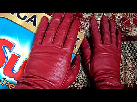 Leather Gloves o○☆*ﾟ¨ﾟ  gentle touching and tapping [[ASMR]]