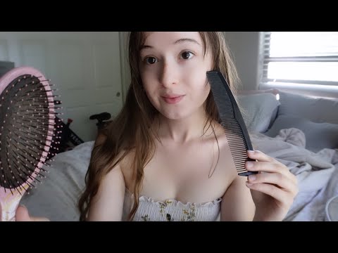 ASMR POV can I brush your hair?🩷