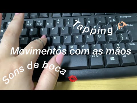 ASMR CASEIRO: sons de boca, movimentos com as mãos, tapping, unha… #asmrvideo